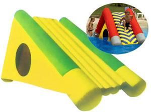 Inflatable Slide in Swimming Pool